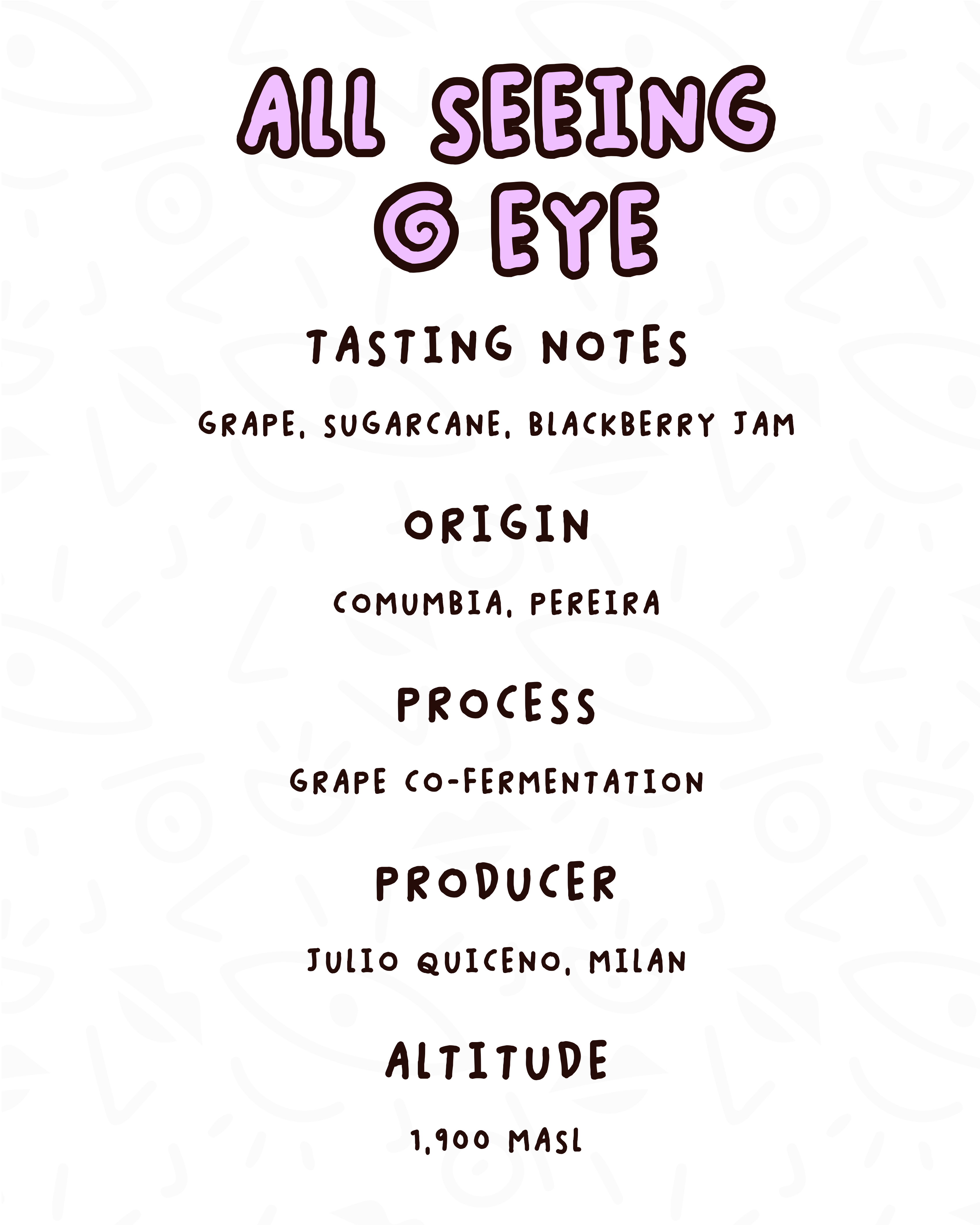 All Seeing Eye tasting notes